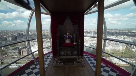 Replica of coronation chair opens at London Eye