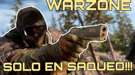 SAQUEO EN SOLITARIO WARZONE Malditas Ratas Con SNIPER YouTube