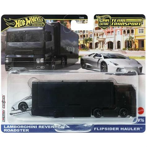 Hot Wheels Lamborghini Revent N Roadster Flipsider Hauler Premium Set Za Prijevoz Automobila