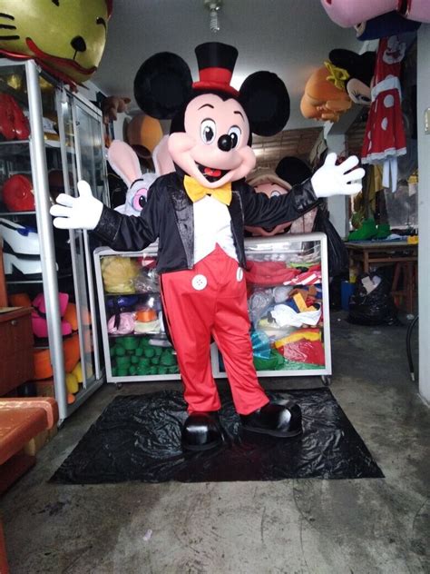 Cosplay Suit Mouse Boy Mickey And Mouse Girl Minnie Cartoon Character