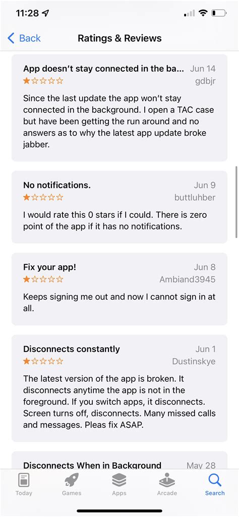 Jabber Ios Bad Reviews Ciscouc