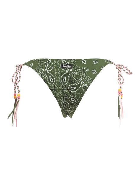 Bikinis Mc2 Saint Barth Bandana Print Bikini Bottom