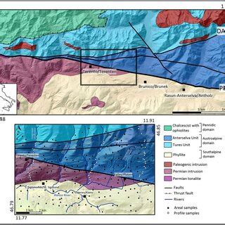 Geological Sketch Map Of The Eastern Alps A Modified From The