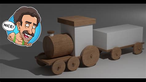 Blender Como Crear Un Trencito De Madera YouTube