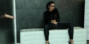 Euro Spex Girl Toys Her Pussy At Gloryhole Tnaflix