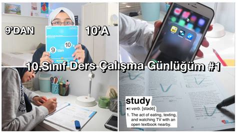 10 SINIF DERS ÇALIŞMA GÜNLÜĞÜM 1 9 DAN 10 A TONGUÇ KAMPI BENİMLE