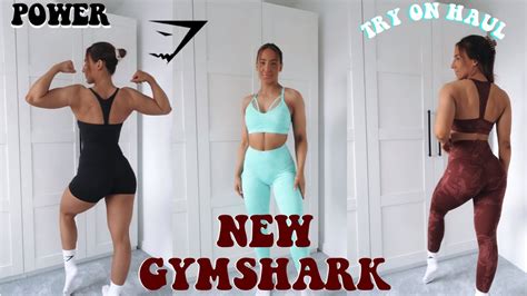 Gymshark New Releases Power Try On Haul Megmaefit Youtube