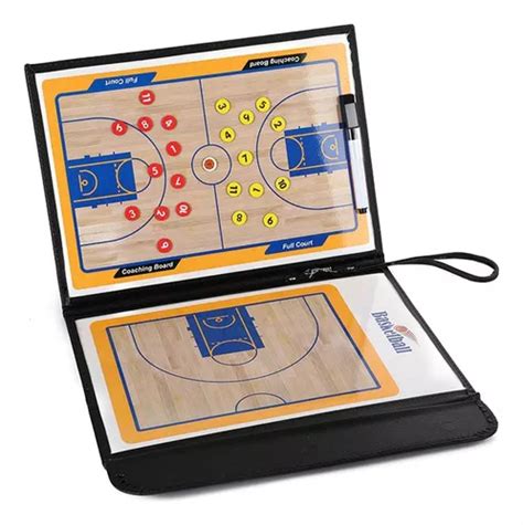 Tablero Táctico Plegable De Baloncesto Con Marcadores Cuotas sin interés