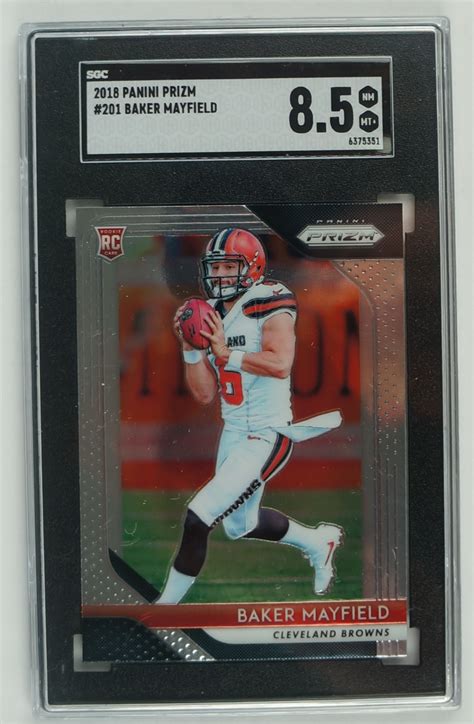 Lot Detail Baker Mayfield Panini Prizm Rookie Card Sgc