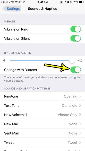 How to Change Ringer and Alert Volume With Side Buttons on an iPhone 7 ...