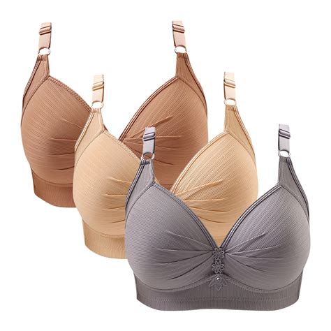 Munlar Women S Bra Push Up High Support Wire Free Gray Lift Bra Comfort