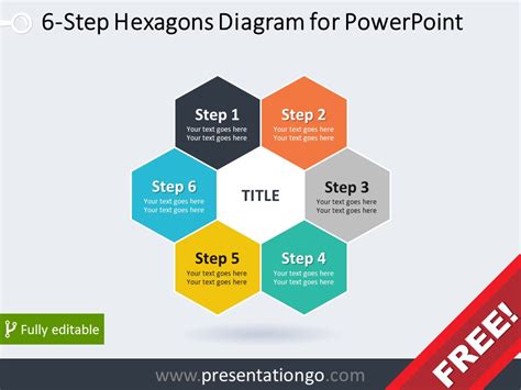 Hexagon Infographic Diagram For Powerpoint Presentationgo Images And