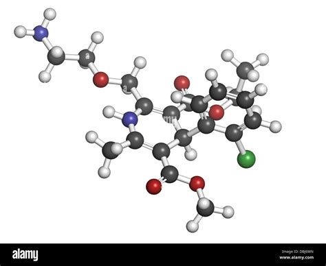 Amlodipine Hypertension High Blood Pressure Drug Chemical Structure