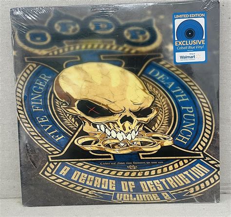 Five Finger Death Punch A Decade Of Destruction Vol 2 Cobalt Blue 2lp