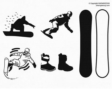 Snowboarding Svg Bundle Snowboarding Svg Snowboard Png Snowboarder