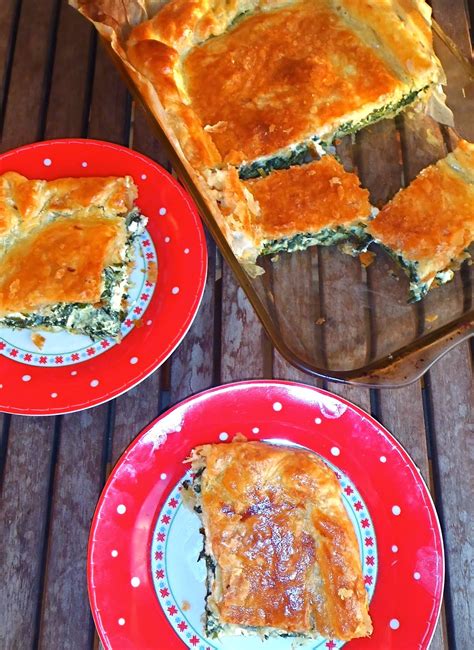 Les receptes que m agraden Spanakópita Pastel de espinacas y queso feta