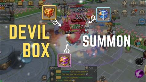 Lets Summon Blue Purple Orange Devil Box And Whats Inside Cloud