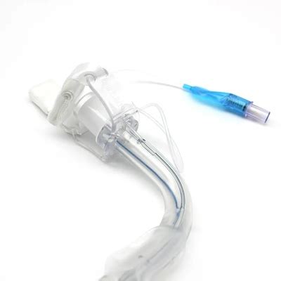 CE ISO Reinforced Tracheostomy Tube Cuffed And Non Cuff Plain