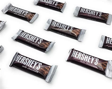 Buy Hershey Chocolate Bars - Mini Hershey Bars Individually Wrapped ...