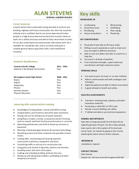 Free 9 General Resume Objective Samples In Pdf