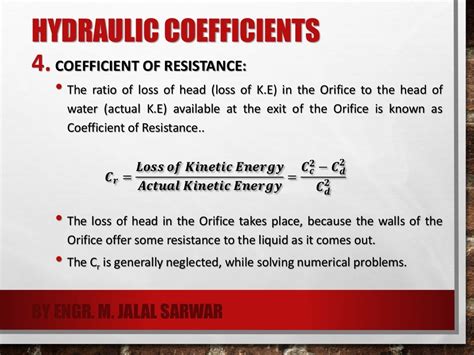 Flow Through Orifices Hydraulics