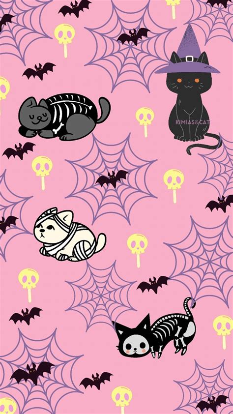 Cute Cat Halloween Backgrounds