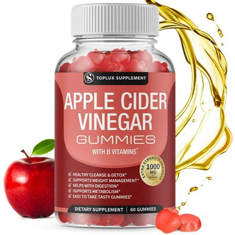 Premium Apple Cider Vinegar Gummies 1000 Mg Acv Gummies