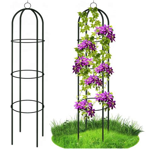 Kolumnowa Pergola Na Kwiaty Ogrodowa Na R E Pn Cza Bluszcz Stalowa