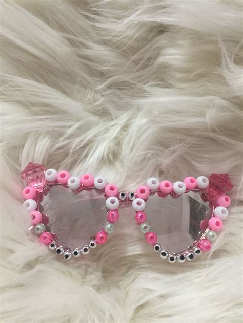 Beaded Sunglasses Diy Beaded Sunglasses Teen Summer Crafts Diy Sunglasses