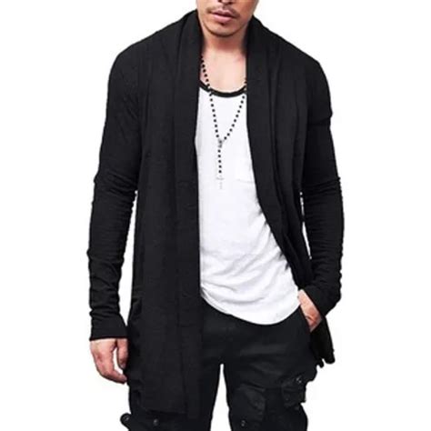 Cardigan Masculino Kimono Sobretudo Blusa De Frio Ca2 Swag