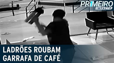 Ladrões invadem clínica odontológica e roubam TV e garrafa de café