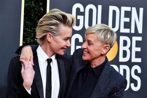 Ellen Degeneres and Wife Portia Rock The Red Carpet at The Golden ...