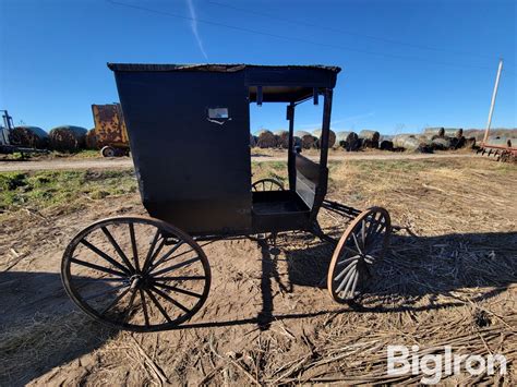 Amish-Made Horse Drawn Buggy BigIron Auctions