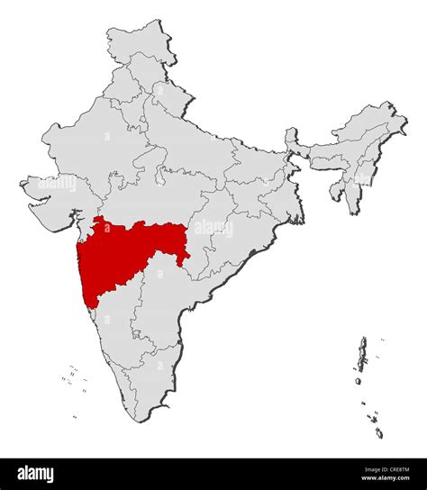 Maharashtra In India Political Map - Brandy Tabbitha