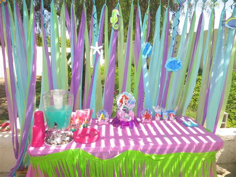 20 Of the Best Ideas for Little Mermaid Party Decoration Ideas - Home, Family, Style and Art Ideas