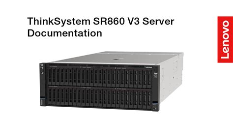 Introduction SR860 V3 Lenovo Docs