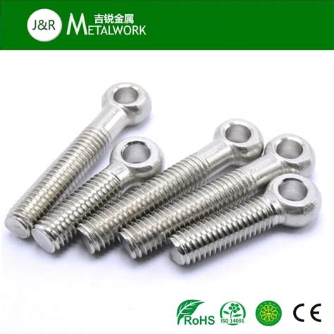 M16 M10 A2 A4 Stainless Steel Ss304 Ss316 Eye Swing Bolt Din444 Buy