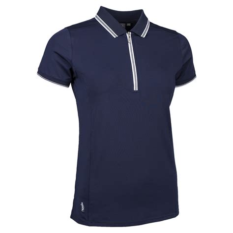 Glenmuir Ladies Stella Mesh Shoulder Panel Golf Polo Shirt