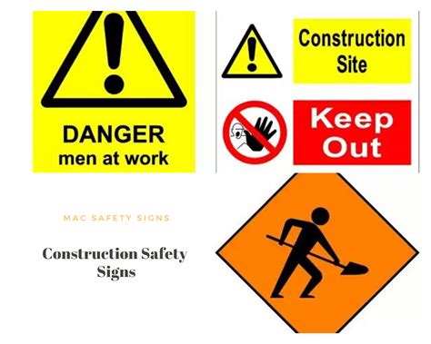 Mac safety signs : Construction safety signs | Construction safety ...