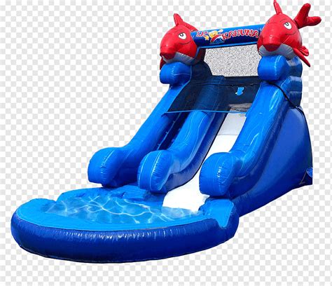 Water Slide Inflatable Bouncers Playground Slide Dunk Tank Png Pngwing