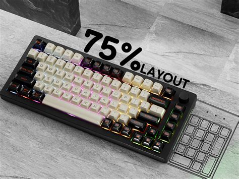Amazon INLAND KB MK Pro Gaming Keyboard Hot Swappable Layout Wired QMK VIA