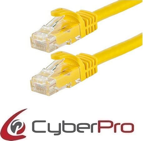 CyberPro U UTP Cat 6 Cable 0 5m Κίτρινο CP 6C005Y Skroutz gr