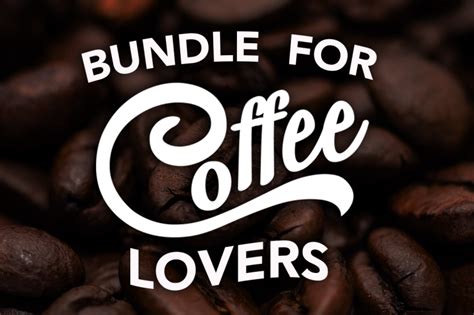 Svg Cut Files Bundle For Coffee Lovers By Big Design Thehungryjpeg