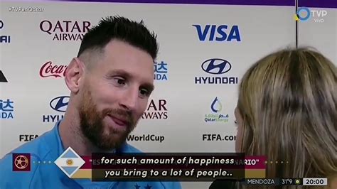 Lionel Messi video with World Cup TV reporter Sofia Martinez goes viral ...