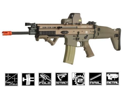 Fn Herstal Scar L Mk Std Carbine Aeg Airsoft Rifle By Vfc