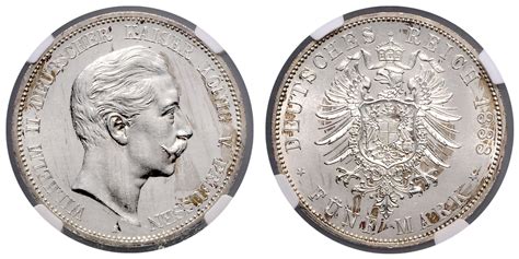 NumisBids Emporium Hamburg Auction 98 Lot 2962 PREUSSEN Wilhelm II