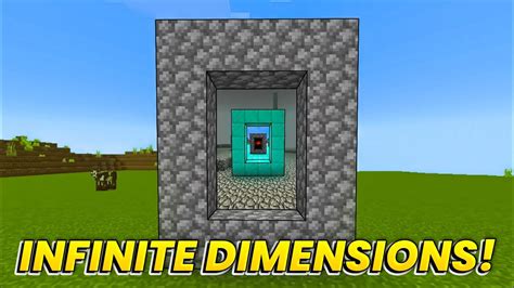 5 Mods That Will Add INFINITE Dimensions In Minecraft Bedrock MCPE