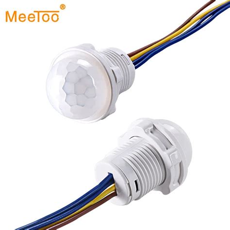 Mini Closet Pir Sensor Detector Smart Switch V V Led Pir Infrared