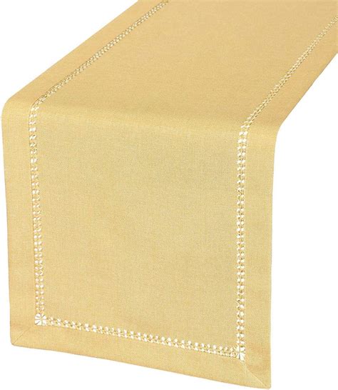 Amazon Grelucgo Handcrafted Solid Color Dining Table Runner