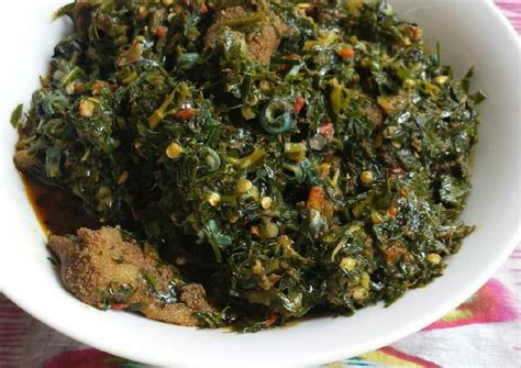 Afang soup Recipe by Enefola Joy Owoicho - Cookpad